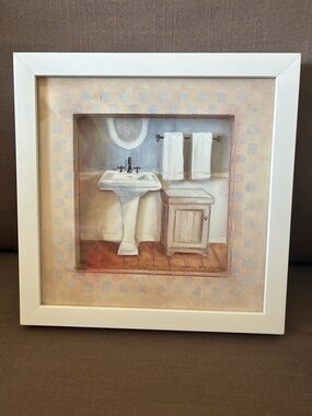 New bathroom photo framed